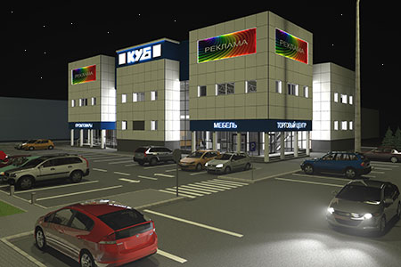 Проект торгового центра в г. Тарко-Сале